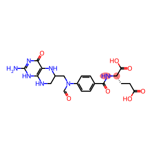 N-[4-[[[(2-Amino-1,4,5,6,7,8-hexahydro-4-oxopteridin)-6-yl]methyl](formyl)amino]benzoyl]-L-glutamic acid