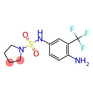 N-[4-amino-3-(trifluoromethyl)phenyl]pyrrolidine-1-sulfonamide