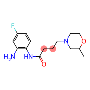 N-(2-amino-4-fluorophenyl)-4-(2-methylmorpholin-4-yl)butanamide