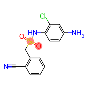 N-(4-amino-2-chlorophenyl)-1-(2-cyanophenyl)methanesulfonamide