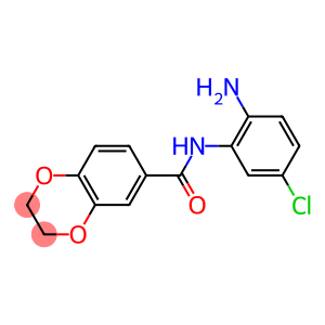 N-(2-amino-5-chlorophenyl)-2,3-dihydro-1,4-benzodioxine-6-carboxamide