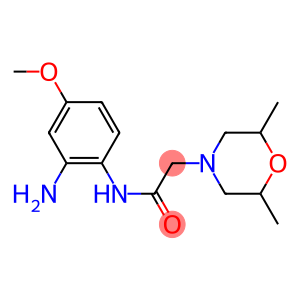 N-(2-amino-4-methoxyphenyl)-2-(2,6-dimethylmorpholin-4-yl)acetamide