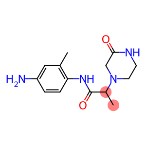 N-(4-amino-2-methylphenyl)-2-(3-oxopiperazin-1-yl)propanamide