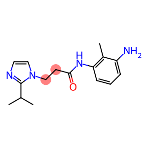 N-(3-amino-2-methylphenyl)-3-[2-(propan-2-yl)-1H-imidazol-1-yl]propanamide