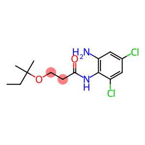 N-(2-amino-4,6-dichlorophenyl)-3-[(2-methylbutan-2-yl)oxy]propanamide