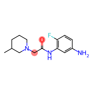 N-(5-amino-2-fluorophenyl)-2-(3-methylpiperidin-1-yl)acetamide