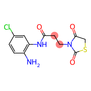 N-(2-amino-5-chlorophenyl)-3-(2,4-dioxo-1,3-thiazolidin-3-yl)propanamide