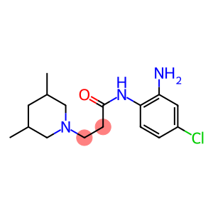 N-(2-amino-4-chlorophenyl)-3-(3,5-dimethylpiperidin-1-yl)propanamide