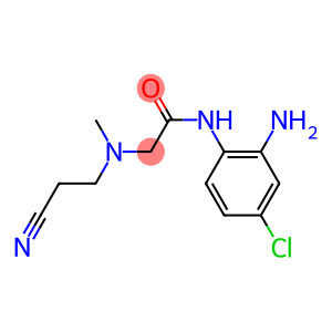 N-(2-amino-4-chlorophenyl)-2-[(2-cyanoethyl)(methyl)amino]acetamide