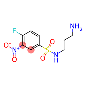 N-(3-aminopropyl)-4-fluoro-3-nitrobenzene-1-sulfonamide