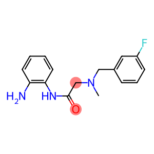 N-(2-aminophenyl)-2-{[(3-fluorophenyl)methyl](methyl)amino}acetamide