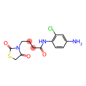 N-(4-amino-2-chlorophenyl)-4-(2,4-dioxo-1,3-thiazolidin-3-yl)butanamide