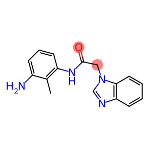 N-(3-amino-2-methylphenyl)-2-(1H-benzimidazol-1-yl)acetamide