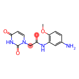 N-(5-amino-2-methoxyphenyl)-2-(2,4-dioxo-1,2,3,4-tetrahydropyrimidin-1-yl)acetamide