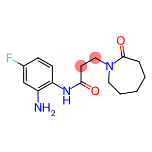 N-(2-amino-4-fluorophenyl)-3-(2-oxoazepan-1-yl)propanamide