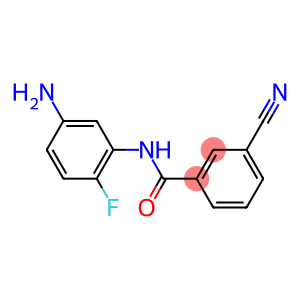 N-(5-amino-2-fluorophenyl)-3-cyanobenzamide