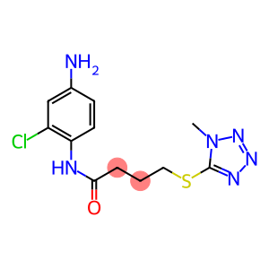N-(4-amino-2-chlorophenyl)-4-[(1-methyl-1H-1,2,3,4-tetrazol-5-yl)sulfanyl]butanamide