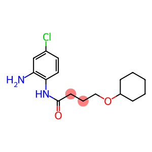 N-(2-amino-4-chlorophenyl)-4-(cyclohexyloxy)butanamide