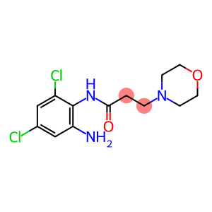 N-(2-amino-4,6-dichlorophenyl)-3-(morpholin-4-yl)propanamide