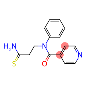 N-(3-amino-3-thioxopropyl)-N-phenylisonicotinamide