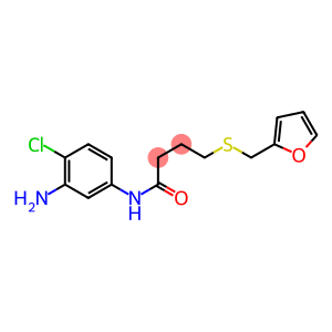 N-(3-amino-4-chlorophenyl)-4-[(furan-2-ylmethyl)sulfanyl]butanamide