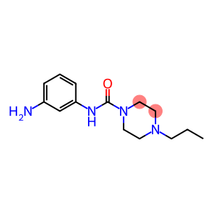 N-(3-aminophenyl)-4-propylpiperazine-1-carboxamide