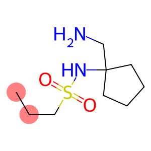 N-[1-(aminomethyl)cyclopentyl]propane-1-sulfonamide