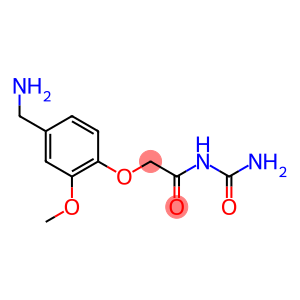 N-(aminocarbonyl)-2-[4-(aminomethyl)-2-methoxyphenoxy]acetamide