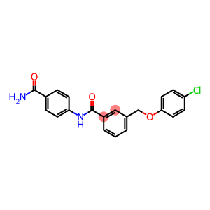 N-[4-(aminocarbonyl)phenyl]-3-[(4-chlorophenoxy)methyl]benzamide