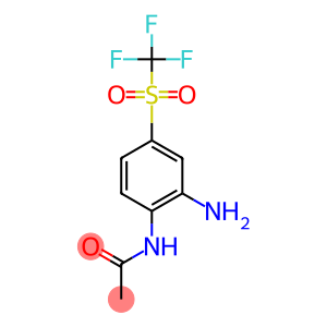 N-(2-amino-4-(trifluoromethylsulfonyl)phenyl)acetamide