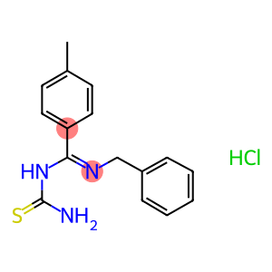 N-(AMINOCARBONOTHIOYL)-N'-BENZYL-4-METHYLBENZENECARBOXIMIDAMIDE HYDROCHLORIDE