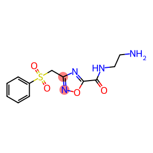 N-(2-AMINOETHYL)-3-[(PHENYLSULFONYL)METHYL]-1,2,4-OXADIAZOLE-5-CARBOXAMIDE