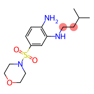 N-[2-AMINO-5-(MORPHOLIN-4-YLSULFONYL)PHENYL]-N-(3-METHYLBUTYL)AMINE