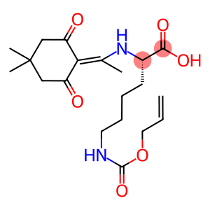 N-alpha-(4-4-Dimethyl-2,6-dioxocyclohex-1-ylidene)ethyl-N-epsilon-allyloxycarbonyl-L-lysine dicyclohexylamine