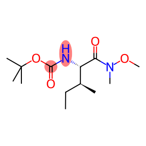 N-alpha-t-Butyloxycarbonyl-N-methyl-N-methyloxy-L-isoleucine amide