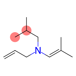 2-Methyl-N-isobutyl-N-(2-propenyl)-1-propen-1-amine