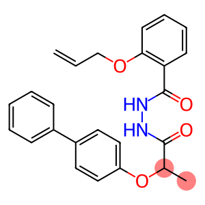 N'-[2-(allyloxy)benzoyl]-2-([1,1'-biphenyl]-4-yloxy)propanohydrazide