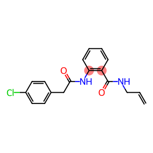 N-allyl-2-{[2-(4-chlorophenyl)acetyl]amino}benzamide