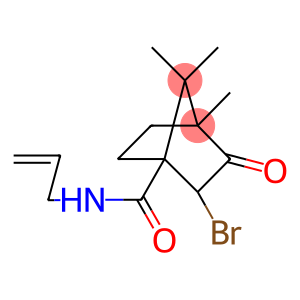 N-allyl-2-bromo-4,7,7-trimethyl-3-oxobicyclo[2.2.1]heptane-1-carboxamide