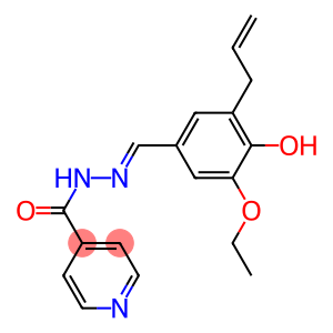 N'-(3-allyl-5-ethoxy-4-hydroxybenzylidene)isonicotinohydrazide