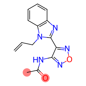 N-[4-(1-allyl-1H-benzimidazol-2-yl)-1,2,5-oxadiazol-3-yl]acetamide