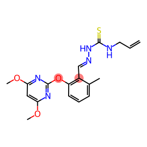 N-ALLYL-N'-[1-AZA-2-[2-[(4,6-DIMETHOXYPYRIMIDIN-2-YL)OXY]-6-METHYLPHENYL]ETHENYL]THIOUREA