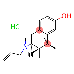 (2ALPHA,6ALPHA)-1,2,3,4,5,6-HEXAHYDRO-6,11-DIMETHYL-3-(2-PROPENYL)-2,6-METHANO-3-BENZAZOCIN-8-OL HYDROCHLORIDE