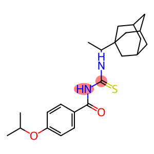 N-[1-(1-adamantyl)ethyl]-N'-(4-isopropoxybenzoyl)thiourea