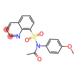 N-acetyl-N-(4-methoxyphenyl)-8-quinolinesulfonamide