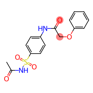 N-{4-[(acetylamino)sulfonyl]phenyl}-2-phenoxyacetamide