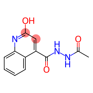 N'-acetyl-2-hydroxy-4-quinolinecarbohydrazide