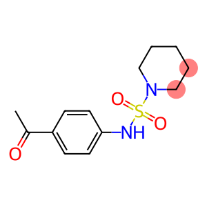 N-(4-acetylphenyl)piperidine-1-sulfonamide