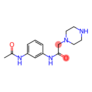 N-(3-acetamidophenyl)-2-(piperazin-1-yl)acetamide