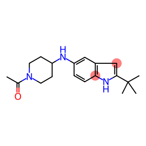 N-(1-ACETYLPIPERIDIN-4-YL)-2-TERT-BUTYL-(1H)-INDOLE-5-AMINE